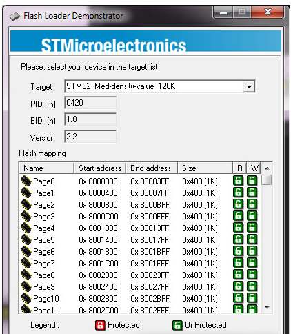 St link v2 программатор для stm8 и stm32
