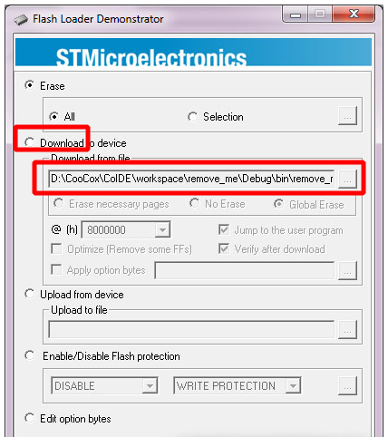 St link v2 программатор для stm8 и stm32